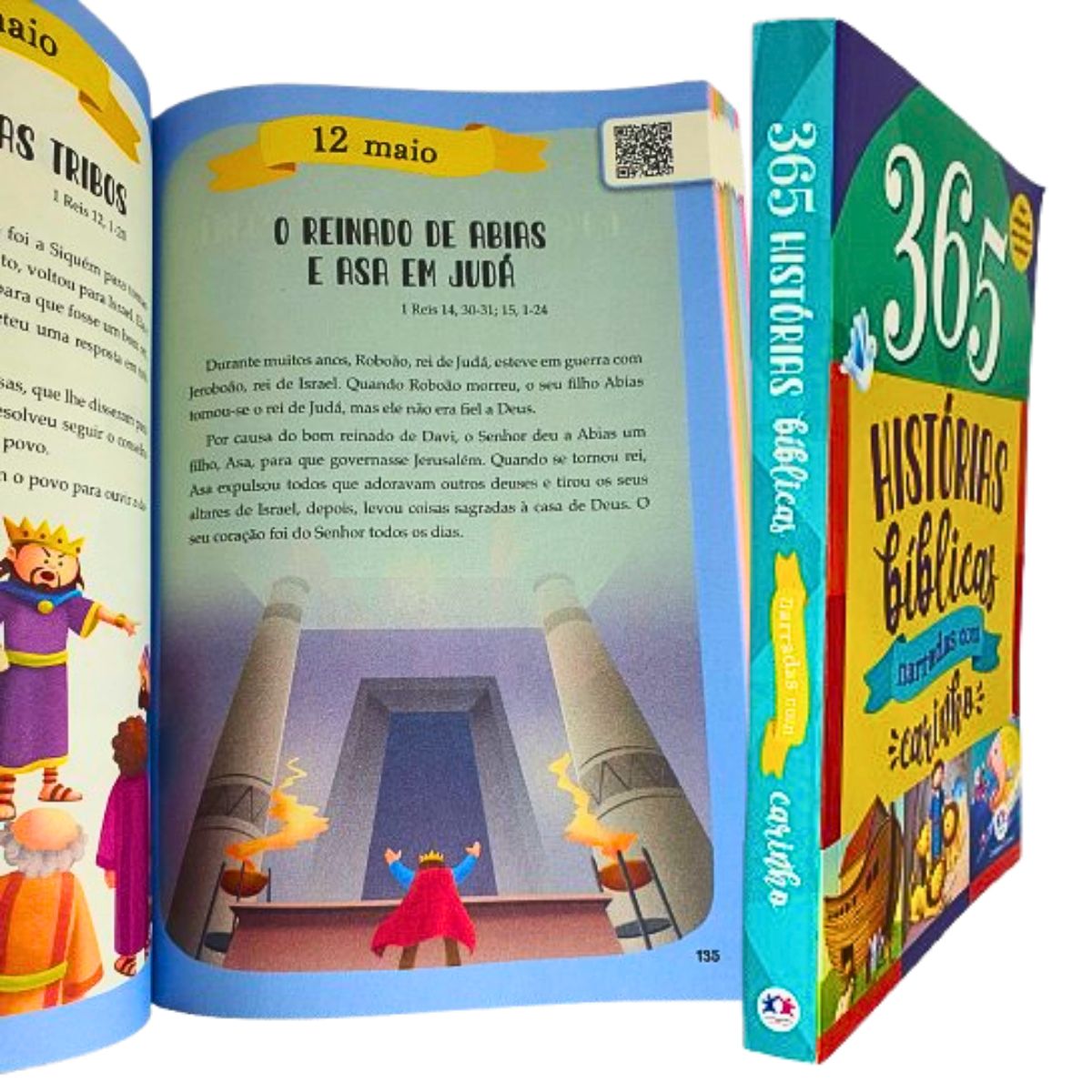 Livro 365 Histórias Bíblicas Narradas Com Carinho - Ciranda Cultural Livro 365 Histórias Bíblicas Narradas Com Carinho - Ciranda Cultural